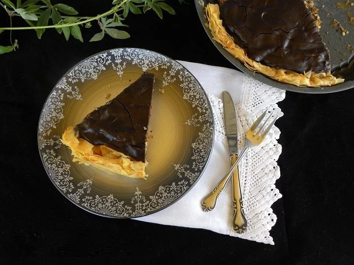 Chocolate Baklavas Tart image
