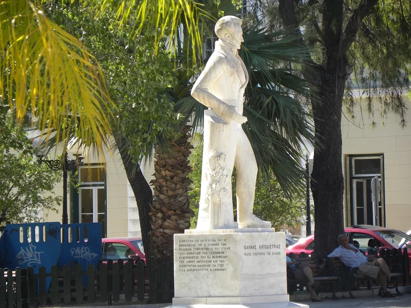 Capodistrias statue in Nafplio image