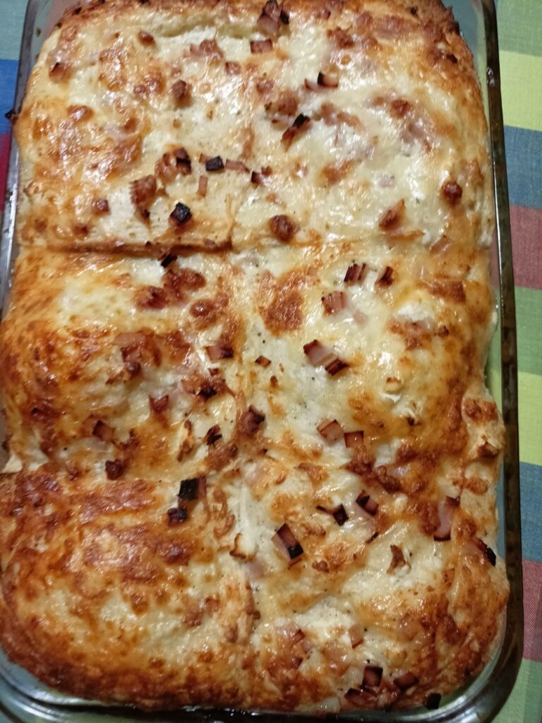 Cheese and Smoked Turkey Souffle image