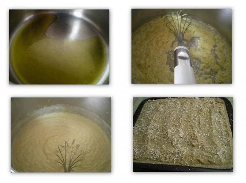 Collage bechamel sauce image