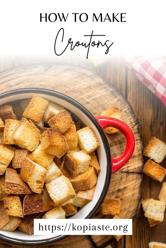 Collage how to make croutons image