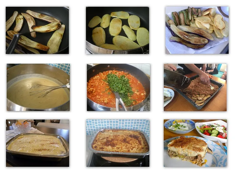 Collage making moussakas imag