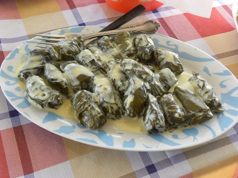 Dolmades Avgolemono image