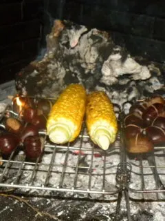 Fireplace Chestnuts roasting picture