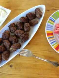 Keftedes with salad image
