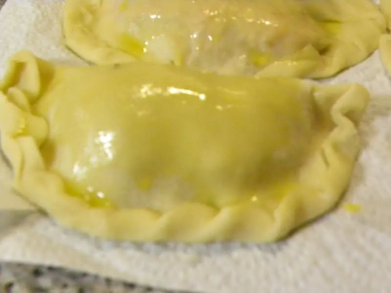Kolokotes brushed with olive oil picture