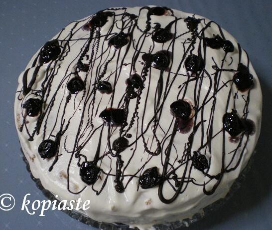 Sour Cherry Birthday Cake for George