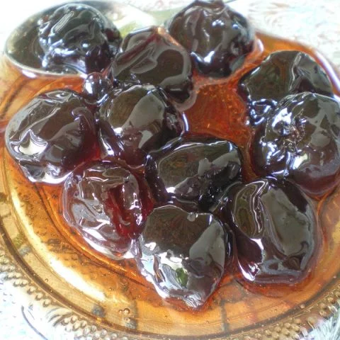 Sour cherries spoon sweet image