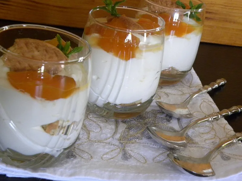 giaourtoglyko with compote picture