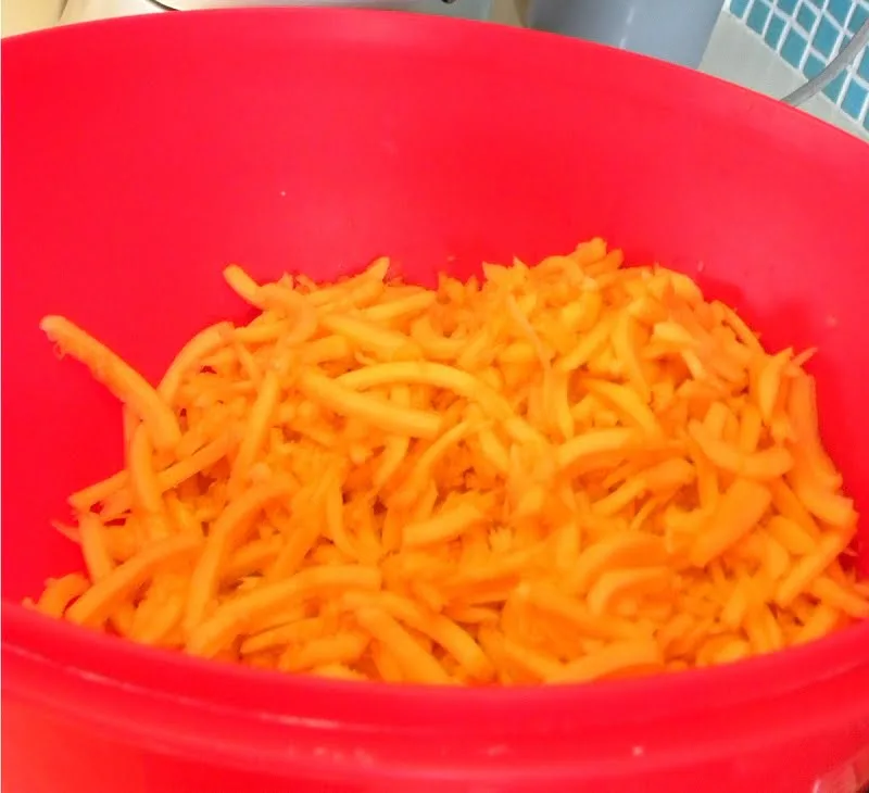 shredded pumpkin image