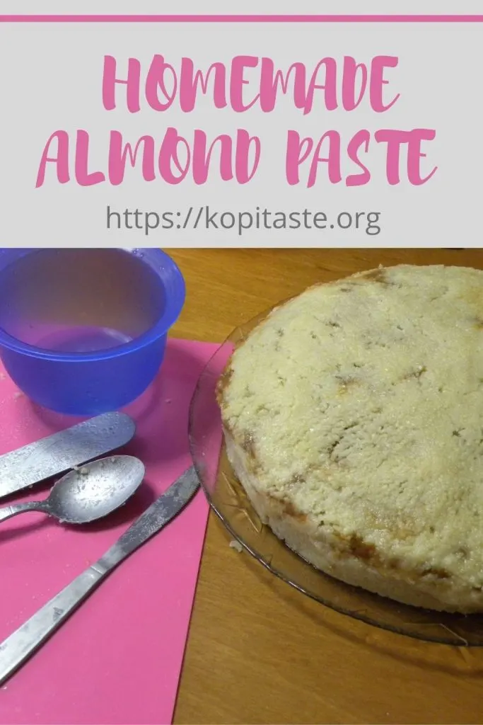 Collage Homemade Almond Paste image