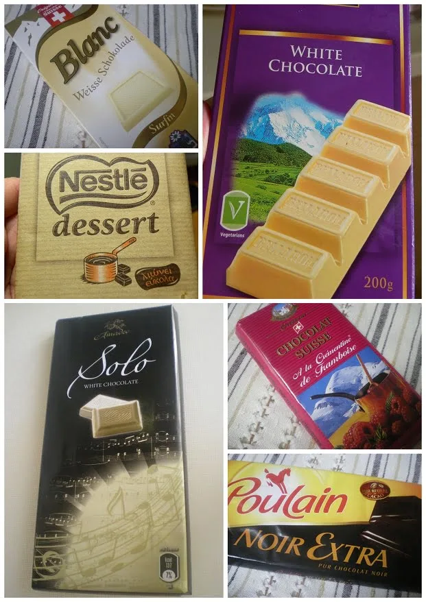 Collage chocolates images