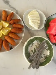 Koupes halloumi and watermelon image