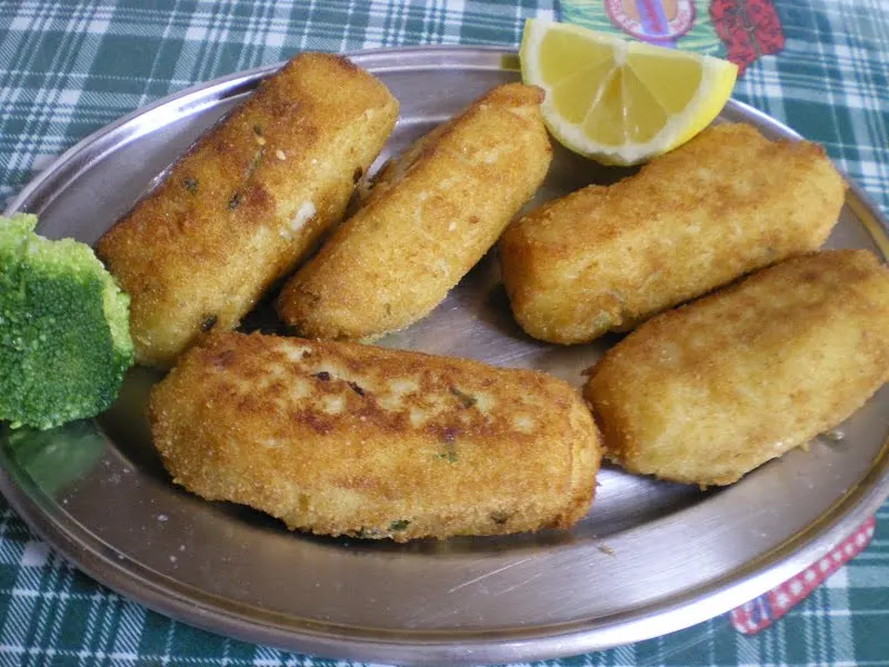 Meat potato croquettes image
