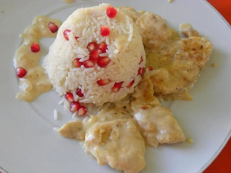 THYME CHICKEN FRICASSE κοτόπουλο με θυμάρι εικόνα