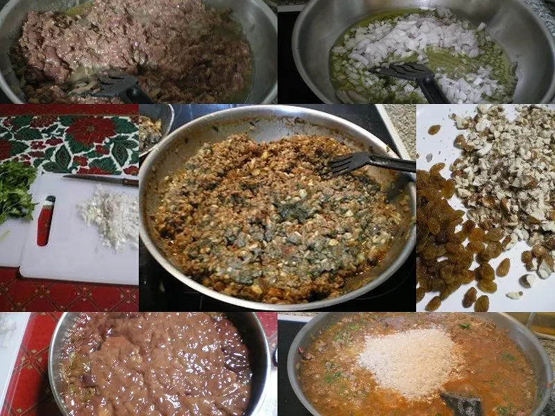 collage Turkey filling image