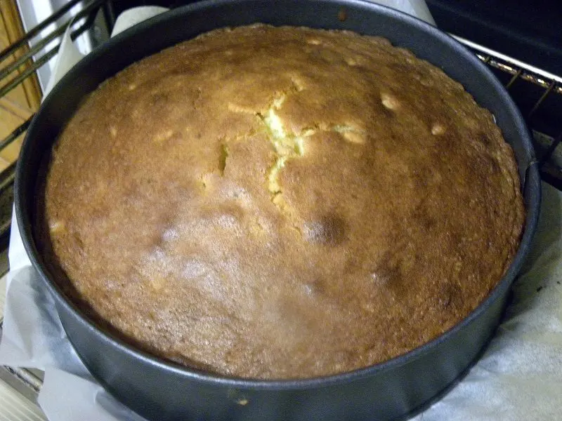 Vassilopita cake before decoration image