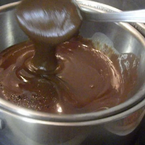 Vegan Chocolate Ganache with Tahini