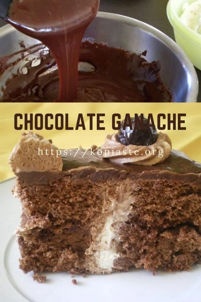 collage chocolate ganache image