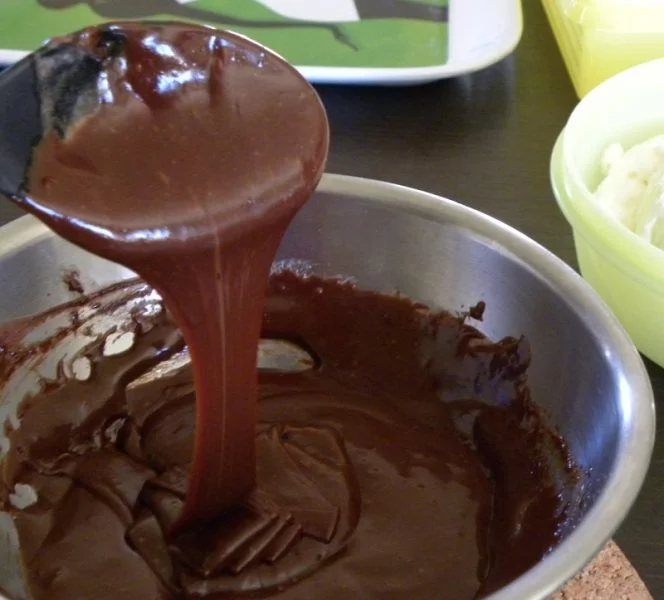 making ganache image