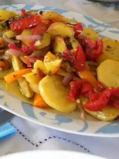 Briam in a platter image