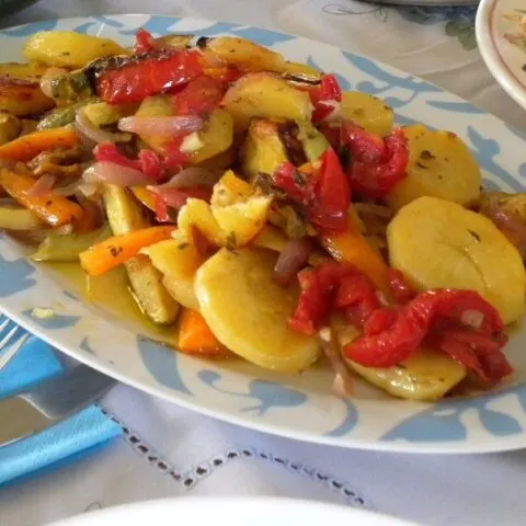 Briam in a platter image