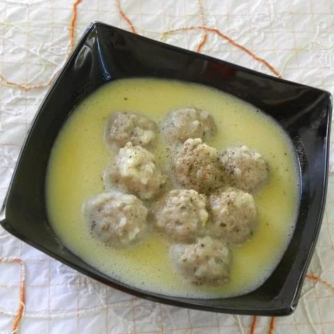 Giouvarlakia Avgolemono soup image