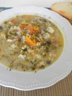 Trahanas Chicken and vegetable soup image