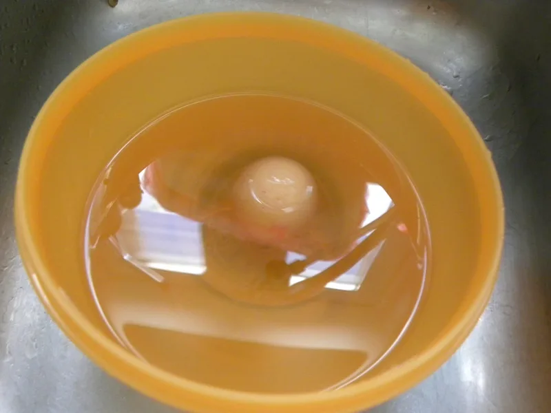 checking brine with egg method image
