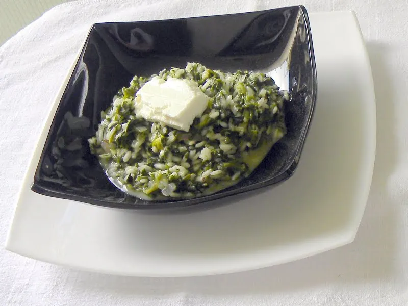 spanakoryzo without tomato image