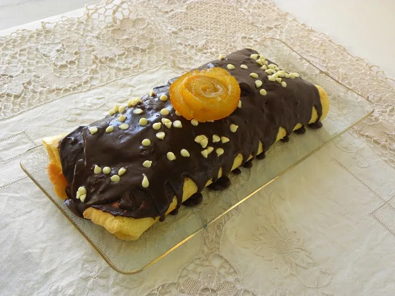 Chocolate Bergamot Roulade image