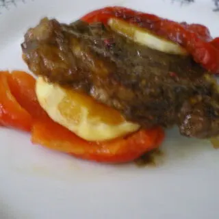 Marinated Pork loin with pink peppercorns image