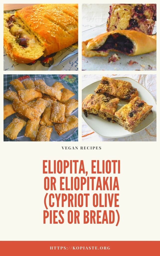 Collage Olive Pies or Bread Image