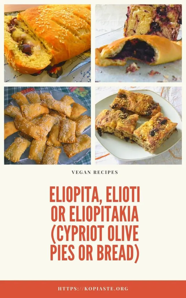 Collage Olive Pies or Bread Image