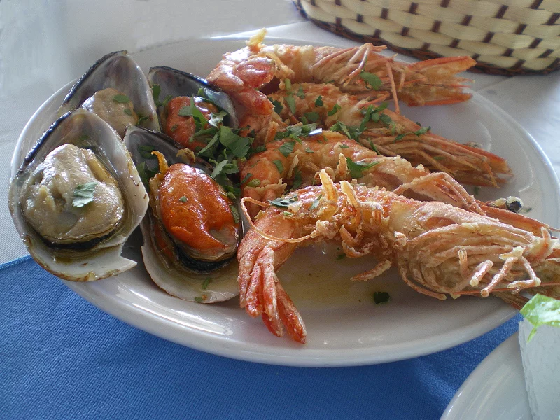 Seafood mezes image