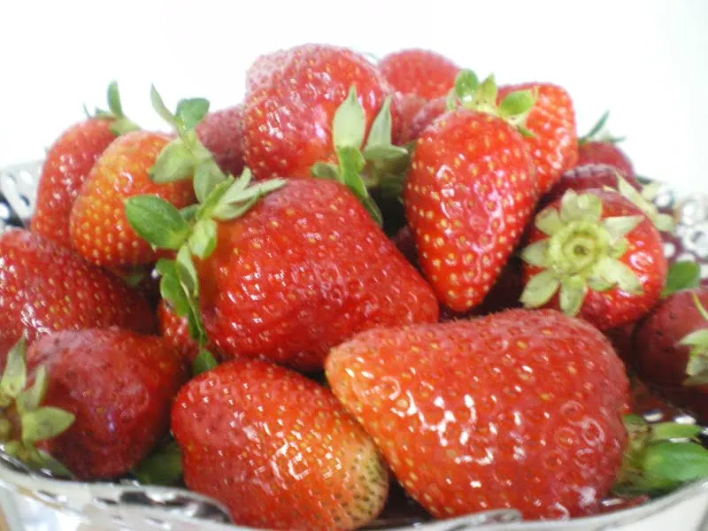Fresh strawberries image