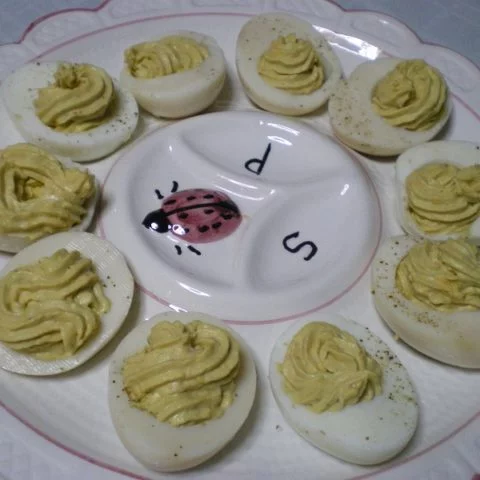 Classic deviled eggs image
