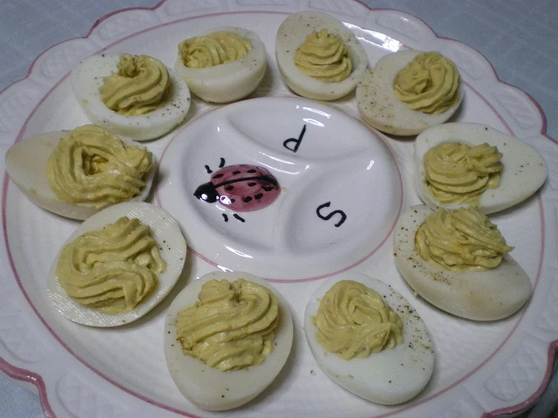 Classic deviled eggs image