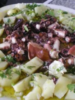 octopus and potato salad image