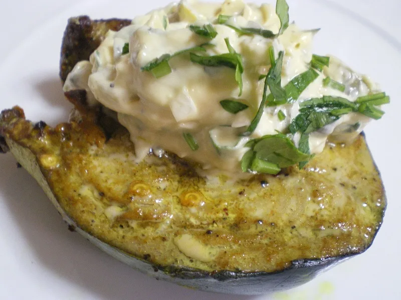Baked Tuna Fish with tartar sauce image