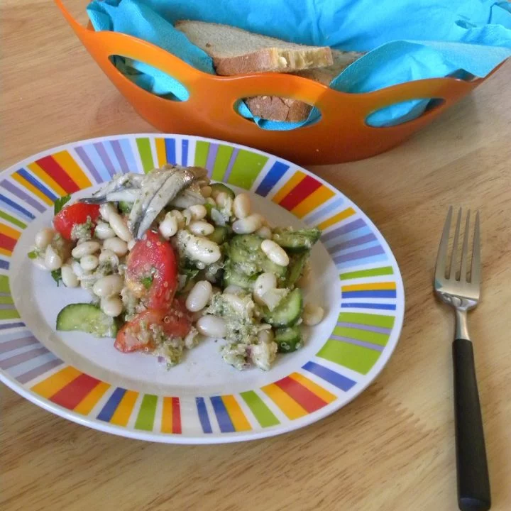 Beans al Oregano Pesto