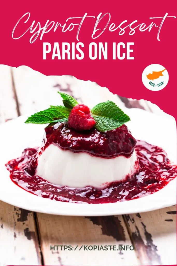 Collage Paris on ice with sauce image