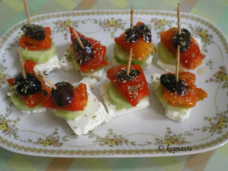 Roasted Red Pepper appetizer