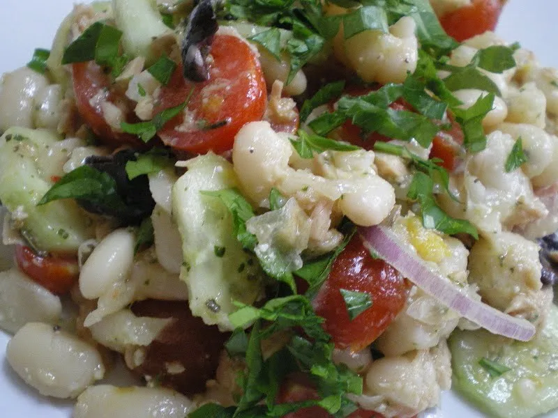 beans al oregano pesto image
