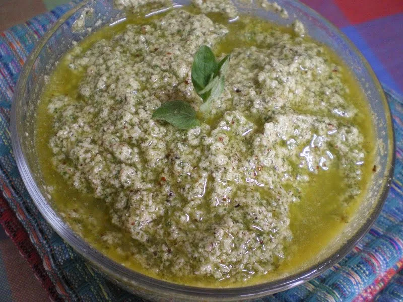 oregano and feta pesto image