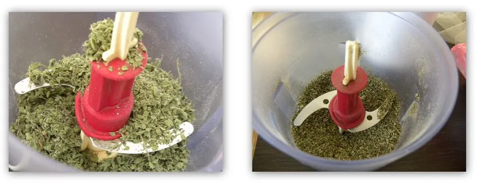 Collage crushing oregano image