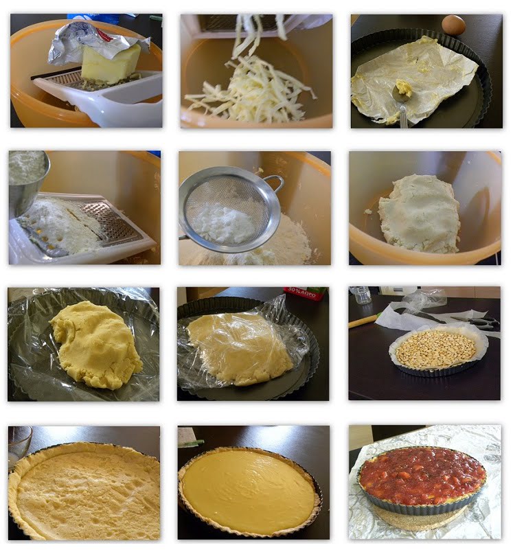 Collage How to make Tart Shell image
