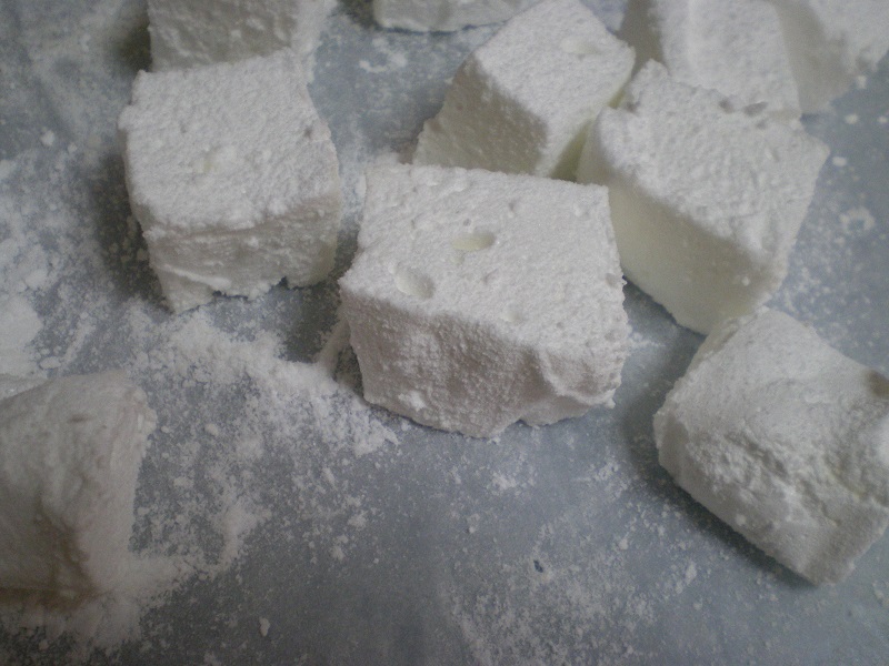 Cutting the marshmallows image