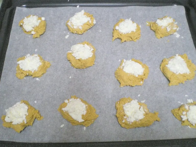 Moustokouloura with anthotyro before baking image