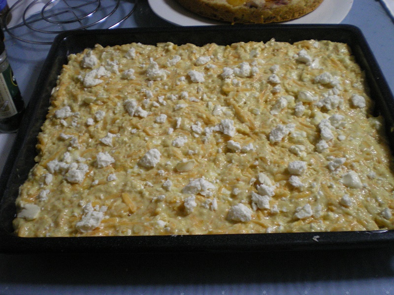 badjina pie ready for baking image